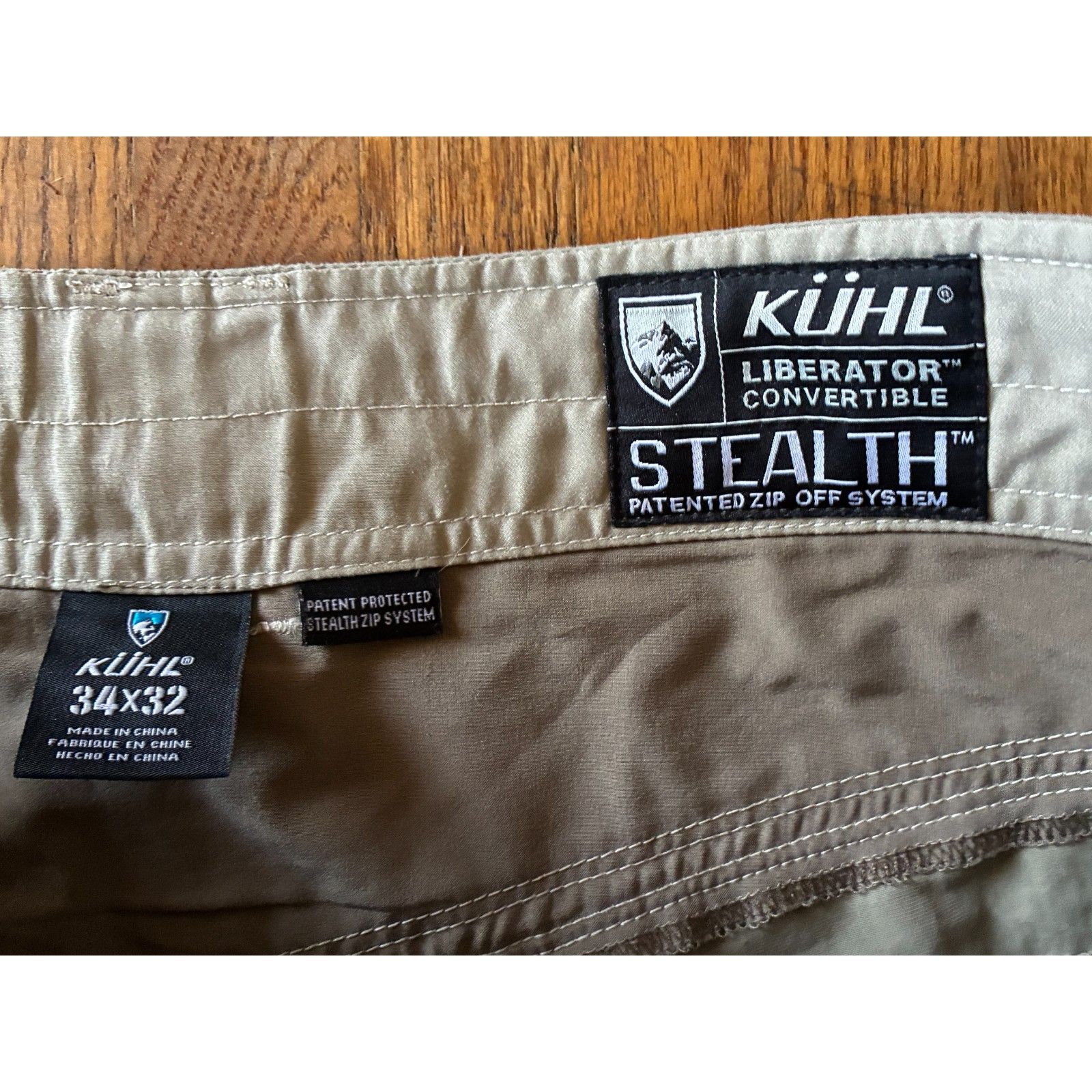 Kuhl Liberator Convertible Stealth Outdoor Hiking Pants Trousers Mens Size 34 — image 4 of 8